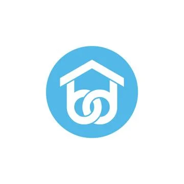 Round circle shape style icon logo vector Illustrazione stock