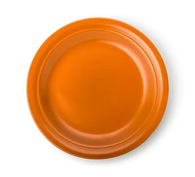 Round clay dish Stock Photos