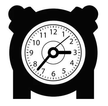 Round clock Stock Photos