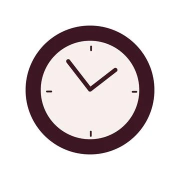 Round clock time イラスト素材