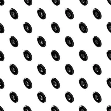 Round clothes button pattern vector seamless Stock Illustration