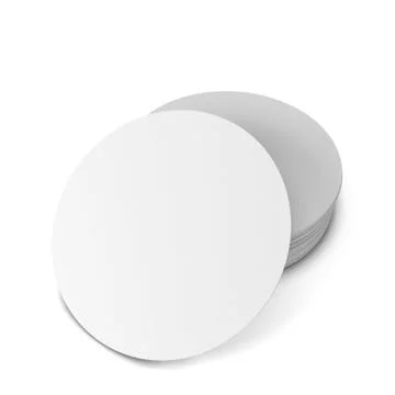 Round coasters Stock Illustration