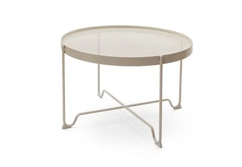 Round coffee table Stock Photos