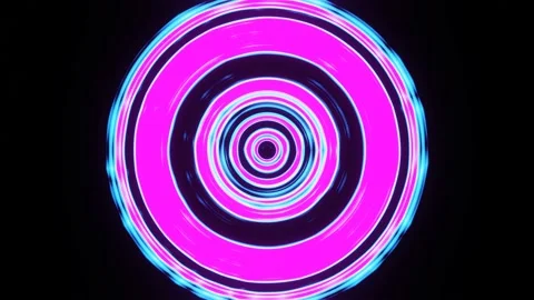 Round color circle motion 4K background Stock Footage 207181253