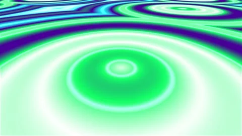 Round colored waves Stock Footage 139860659