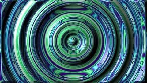 Round colored waves Stock Footage 139860679