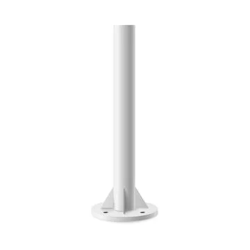 Round column element for street construction or furniture, realistic vector i Illustrazione stock