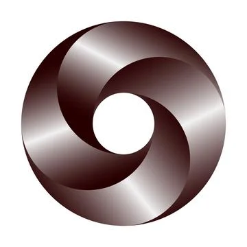 Round, concentric and radial element. Round, concentric circles. Element on.. Stock Illustration
