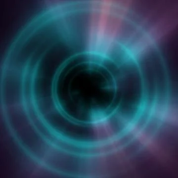 Round concrete tunnel with light ring Stock Illustration