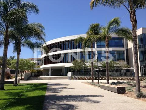 Round contemporary building Stock Photos