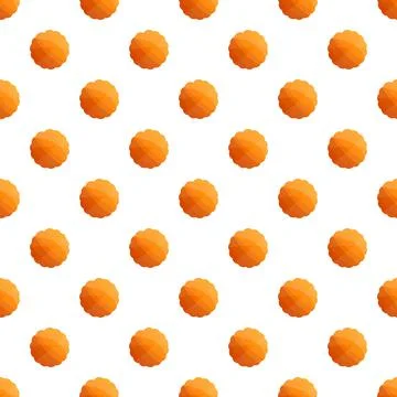 Round cookies pattern seamless vector Illustrazione stock