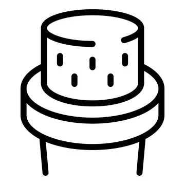 Round cork coaster protecting table surface from moisture Stock Illustration