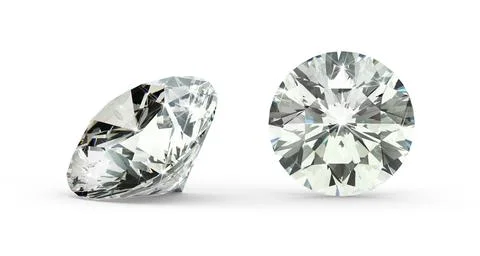 Round Cut Diamond Stock Photos