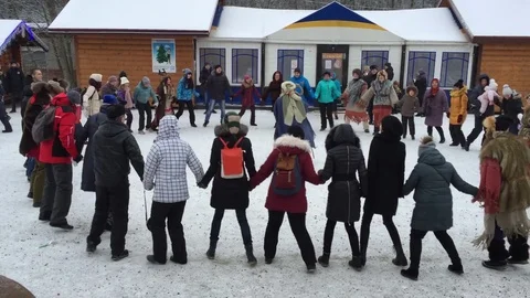 Round dance Stock Footage 97820282