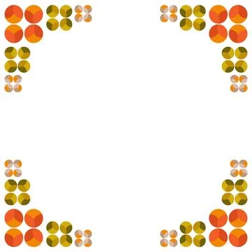 Round design, circle geometric element Stock Illustration