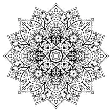 Round design element. Stock Illustration