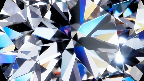 Round diamond It's not 3D, it's video shooting only. Stock Footage 86282098