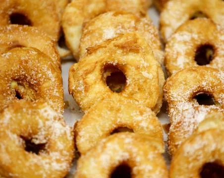 Round donuts Stock Photos