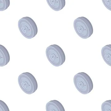 Round door safe pattern seamless vector 스톡 일러스트