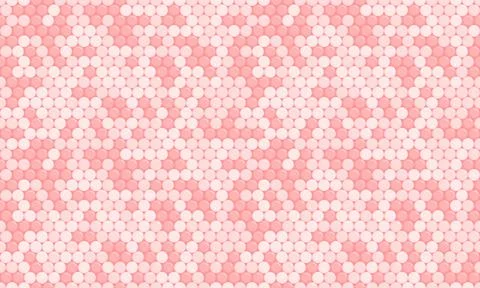 Round dotted pattern with geometric simplicity. Ideal for textile fabrics, .. Stockillustratie
