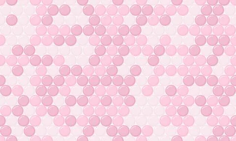 Round dotted pattern with geometric simplicity. Ideal for textile fabrics, .. Stock Illustration