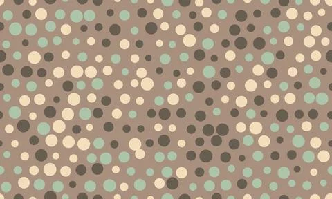 Round dotted pattern with geometric simplicity. Ideal for textile fabrics, .. Stockillustratie
