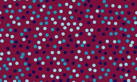 Round dotted pattern with geometric simplicity. Ideal for textile fabrics, .. Stock Illustration