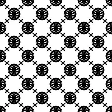 Round drone pattern seamless vector Stock Illustration