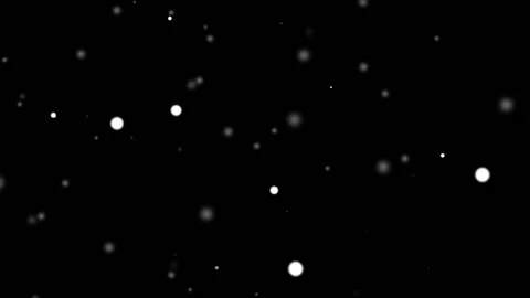 Round Dust particles fly on dark backgro... | Stock Video | Pond5