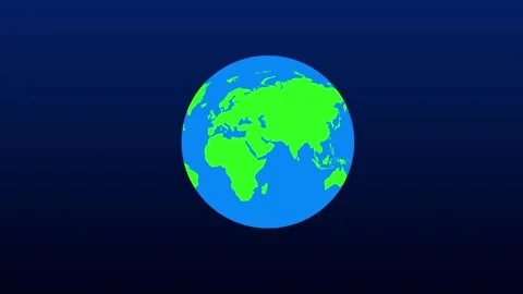 Round earth earth green screen animation cartoon earth display earth rotati.. Stock Footage 249454072