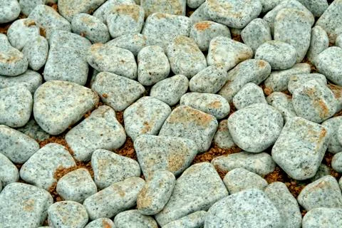 Round-edged Pebbles Stock Photos