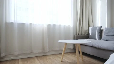 Round end table and double seat Vídeo Stock 166139196