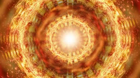 Round fiery shiny equalizer loop Stock-Footage 10592018