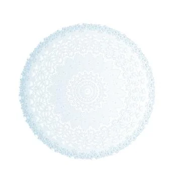 The round figure is filled with a pattern with a bluish gradient.3d. 스톡 일러스트