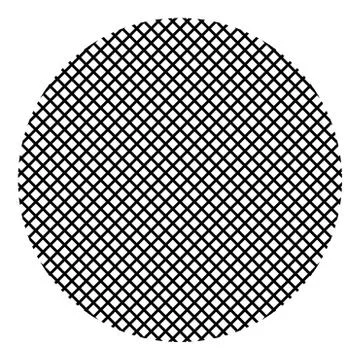 Round filter material icon black color vector illustration flat style image Stock Illustration