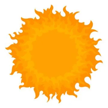 Round fire frames Stock Illustration