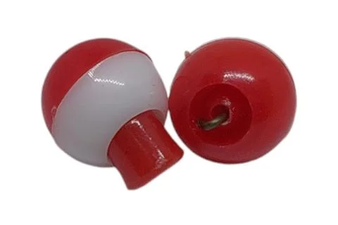 Round Fish float isolated on white background Stock Photos