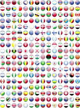 Round the flags Stock Illustration