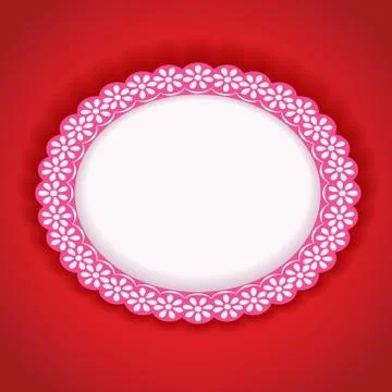 Round frame. Stock Illustration