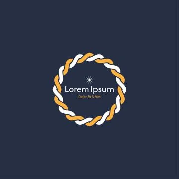 Round frame Stock Illustration