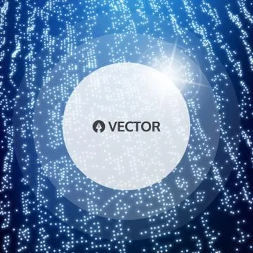 Round frame with place for text. Technology background. Graphic design. Stock Illustration