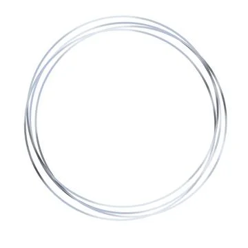 Round frame. silver frame. silver frame. blank frame 스톡 일러스트