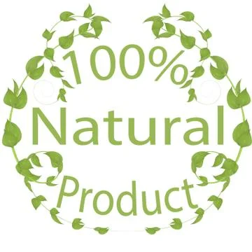 Round frame of stems with leaves Vector eps10. Illustration