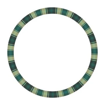 Round frame vector vintage pattern design template. Circle border designs pla Illustrazione stock