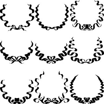 Round frames Ilustración de archivo