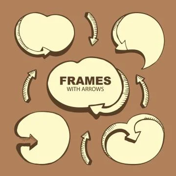 Round framework Stock Illustration