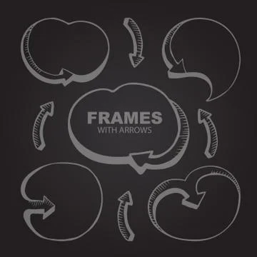 Round framework Stock-Illustration