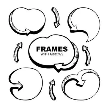 Round framework Stock Illustration