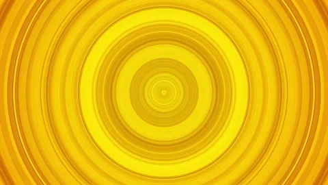 Round Geometric Yellow Abstract Background Stock Footage 135820212