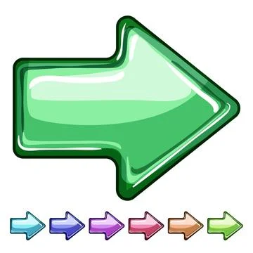 Round glass button cartoon vector graphic 스톡 일러스트